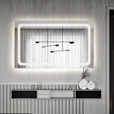 DUSEL Зеркало с подогревом, LED подсветкой Smart DE-M3001 65x80 см